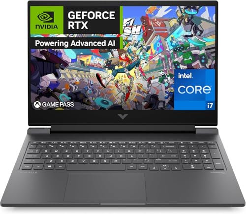 HP Victus 16-r1000sl Notebook, Intel Core i7-14700HX, RAM 16GB DDR5 5600Mhz, 1TB SSD, Display 16.1 FHD IPS 165Hz, RTX 4070 da 8GB, 3 Mesi di PC Game Pass Incluso, Windows 11, Grigio, 16