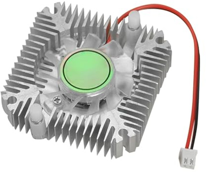 PCI Slot | GPU-radiator i aluminium | Tyst kylsystem med 5,5 cm hjulavstånd för professionell videoredigering