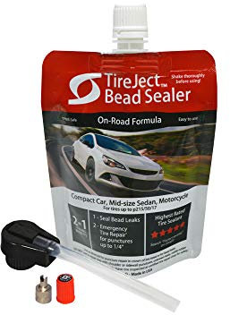 TireJect Sellador de neumáticos para reparación de Llantas Planas, Fugas de Cuentas, pinchazos