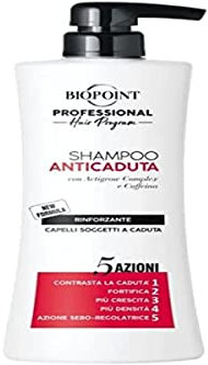 Biopoint Professional Hair Program - Shampoo Capelli Anticaduta, con Actigrow Complex e Caffeina, Dona Capelli Forti e Morbidi, 400 ml