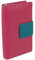 Golunski Portafoglio da donna in pelle colorata con cerniera, Fucsia/Turchese, Taglia unica, Contemporaneo