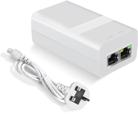 AgilePoElink Gigabit PoE Injector 24V 30W, Passive Power Over Ethernet PoE Power Supply Injector Adapter for IP Camera/Wireless Access Point Long Range/IP Phones