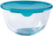 AMK® Pyrex Prep & Store Glass Bowl 0.5L with Lid Oven Microwave Dishwasher and Freezer Safe Even Heat Distribution Stain Resistant