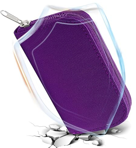 Supporto per schede – Borsa portatile con cerniera per schede di memoria – Borsa per il trasporto piccola per schede di memoria, custodia per schede CF per fotocamera,