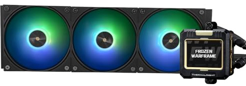 Thermalright FW360 ARGB CPU AIO Cooler, PC 360 Specifica Sistema di raffreddamento ad acqua, schermo LCD IPS con risoluzione 320x240, per AM5 & Intel LGA1700/1851, CPU Cooler viene fornito con display