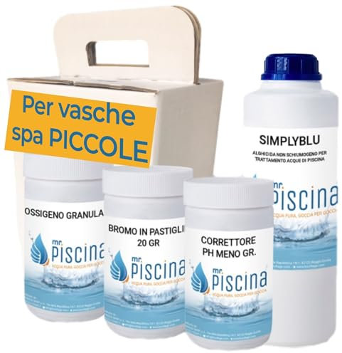 Kit SPA per mantenimento periodico acqua per vasche idromassaggio (4.5)