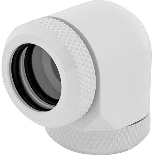 Connettori XF Hardline a 90° per tubi rigidi con diametro esterno di 14mm, pacco doppio, bianco
