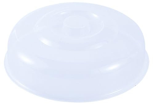 Porgeel Couvercle d'éclaboussures Micro-Ondes, Couvercle à Micro-Ondes Rond de 8 '' Alimentaire - avec des évents de Vapeur Garde d'éclaboussures - sans BPA a
