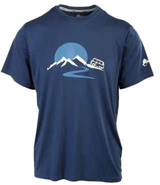 Ande Van Shirt | Utomhus, blå, XL herr, Färg: blå, XL