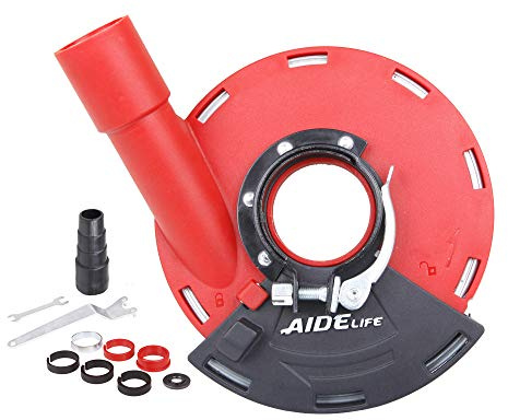 Aidelife Absaughaube mit Bürsten für Winkelschleifer 115/125mm