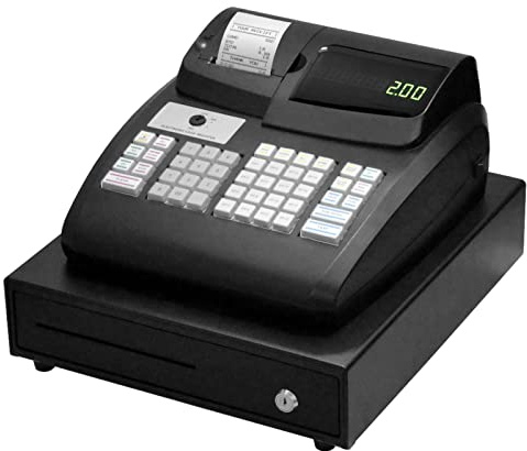 CountLab 2 Cash Register Till | 16 Sales Buttons | Compact Cash Drawer | Text Non-EDITABLE Brand New UK Till, Black
