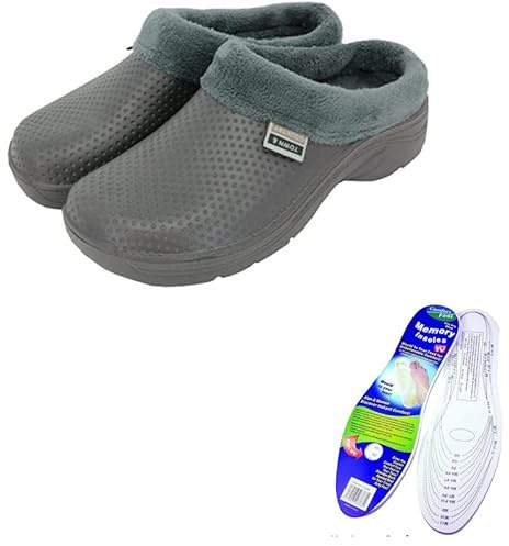 Town & Country Clogs Mens/Womens Ladies Gardening Super Soft Clogs/Cloggies Lightweight Fleece Insole