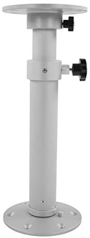LUNWJJIP Soporte de Pedestal de Mesa, Pata de Mesa Ajustable en Altura de 17.5 -30, Kit de Montaje de Mesa de Base de Pedestal de aleación de Aluminio for RV Motorhome Caravan Camper Boat Yacht