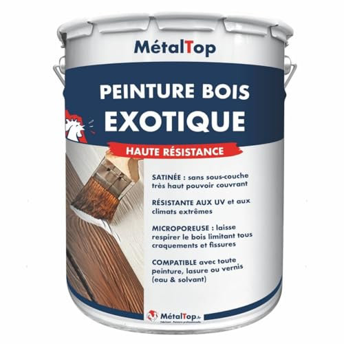 Metaltop - Peinture Bois Exotique - Beige brun - RAL 1011 - Pot 1 L