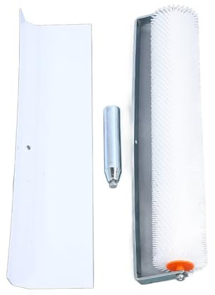 Rullo Autole Livellamento Rullo a Aerazione a Spillo 500 Mm Rullo Massetto con Punte di Plastica 21 Mm e Protezione Spruzzata Superficie a Livello Liscio