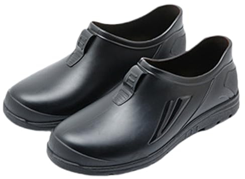 Zapatos de jardín para hombre, 44 cerrados, zapatos de goma para mujer, impermeables, antideslizantes, resistentes a la abrasión, botas de verano, unisex, botas de agua, botas de lluvia, zuecos de