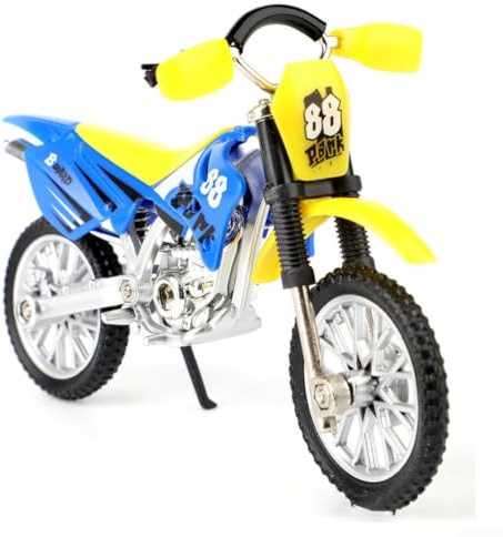 For Mini Motocross Motorcycle Model Diecast Toy With Sliding Function For Kids And Collectors As Home Office Decoration Random Color 36 Scale Plastic Finger Bike Set Including Wheels And Tools