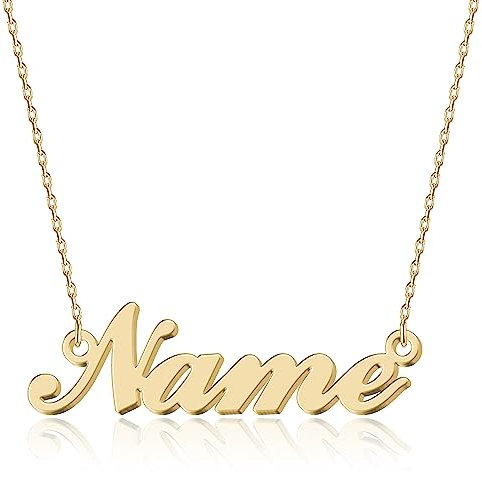 UMAGICBOX Collier Prénom Personnalisé Agathe en Acier Inoxydable et Argent Sterling, le Cadeau Parfait pour Anniversaire, Fête des Mères ou comme une Expression d'Amour à la Saint-Valentin…