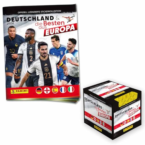 Panini Deutschland 2024 & die Besten aus Europa Stickerkollektion (Box-Bundle)