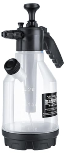Spruzzatore di schiuma per autolavaggio, pompa a mano, 2,5 l, spray per la cura 'auto, irrigazione del giardino, irrorazione delle erbacce