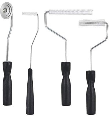 4 rodillos de laminación de fibra de vidrio de aleación de aluminio resistente para una eliminación eficiente de burbujas de aire en el trabajo