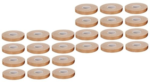JOINPAYA 1 set Guzheng Nageltejp Musikinstrument Självhäftande Tejp Fingerskyddstejper Fingertejp Guzheng Nageltejper Självhäftande Tejper För Pipa Andningsbara Tejper Brun Tejp 12 st