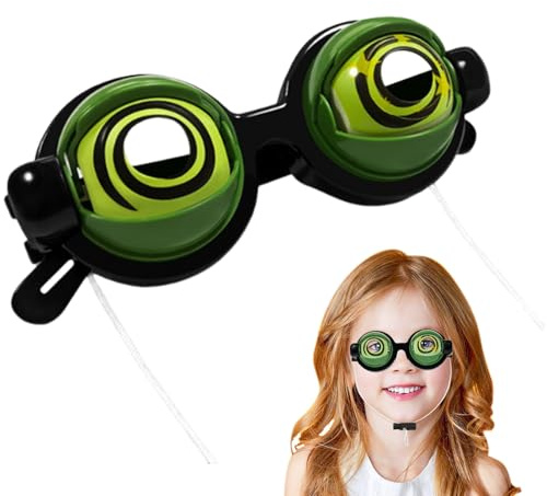 Occhiali divertenti con bulbo oculare, divertenti occhiali da vista per cosplay, foto, per bambini e adolescenti, creatori di contenuti, feste in costume, festival musicali, festività, celebrazioni