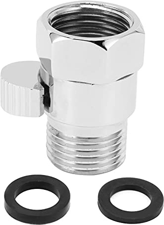 Válvula de cierre de ducha G1/2 |Válvula de cierre y control de flujo de agua de latón con manija de palanca |Cartucho cerámico estanco para duchas/baños/hogar