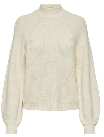 ONLY Jersey de Punto para Mujer ONLKATIA, Blancocap Gris, S