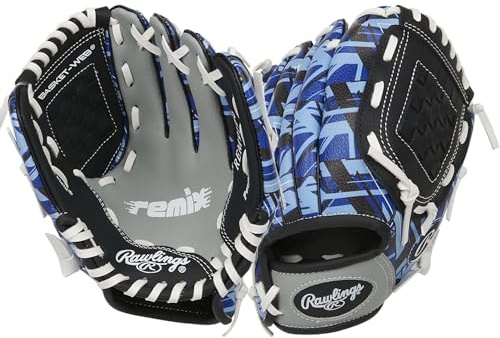 Rawlings | REMIX T-Ball & Youth Baseball Glove | Right Hand Throw | 9 | Blue