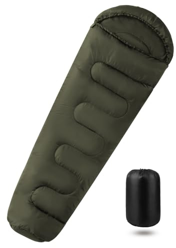 Schlafsack Sommer | Sacco a pelo estivo per adulti | Sacco a pelo 3 stagioni Ultraleggero 1200g | Sacchi a pelo impermeabili, formato pacchetto piccolo