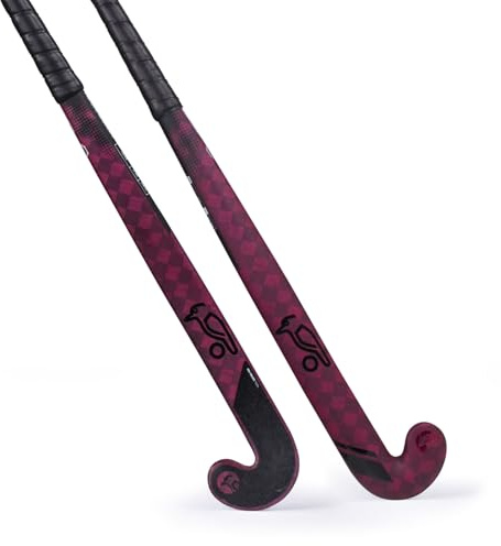 Kookaburra Pro Torch Stick-36.5 Palo de Hockey, Unisex, Negro/Rojo, 36.5 Light