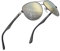 ZENOTTIC Pilot Polarised Sunglasses Mens Womens Carbon Fiber Metal Frame Mirrored UV400 Protection Unisex Classic Retro Style