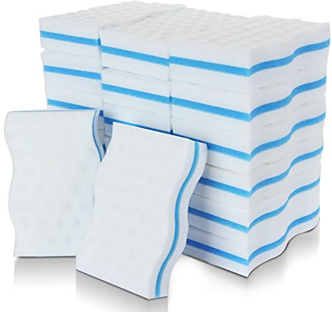 STARVAST 24 Stück Melamin Schmutzradierer Wunderschwamm Reinigungsschwamm Zauberschwamm Radierschwamm Für Küche Haushalt - Premium-Schwämme, Extra Dick