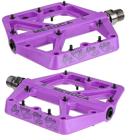VANZACK Fahrradpedale – Pedale rutschfest Flach Aluminiumlegierung Versiegelt Universelle Passform