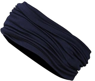 DILLING Tour de cou en laine de mérinos pour enfant - Bleu marine taille unique