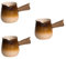 TOPBATHY 3 Piezas cafetera turca Utensilio para café turco Hervidor de leche Olla para calentar leche Jarra de café árabe calentador de leche olla de cerámica sartén japonesa olla pequeña