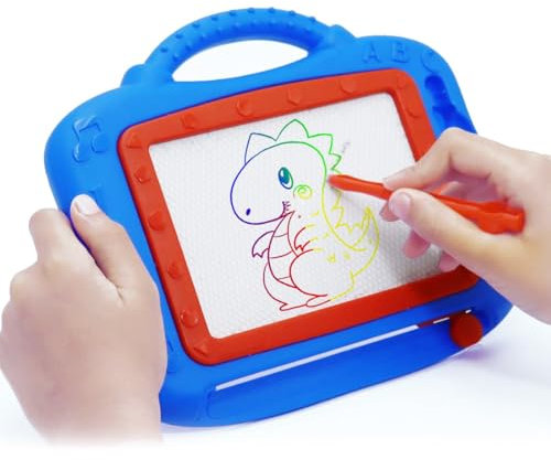 NHQZ Lavagnetta Cancellabile, Lavagna per Bambini, Lavagna Magica per Bambini 2 3 4 Anni, Cancellabile Magnetica Disegno Tavoletta Giocattolo Educativo -Regali di Compleanno di Natale, 1 pezzo