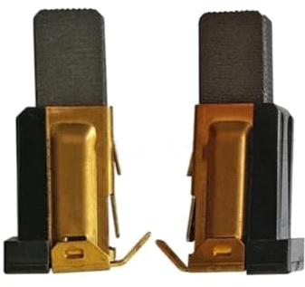 Kohlebürsten Set 2610925372 für Bosch GKS65 Kreissäge, Ersatz Elektrowerkzeug Zubehör Kompatibel mit Modell GKS 65, Schwarz Gold