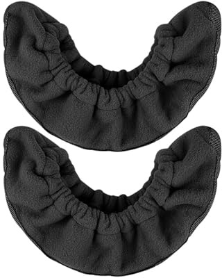 Fluxioxtna Protectores de suela de hockey de microfibra para hombres y mujeres, cubiertas de patinaje sobre hielo, protectores de suela de patinaje sobre hielo