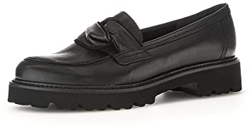 Gabor Donna Mocassini, Signora Pantofole,Pantofola,Scarpe da College,Scarpe Business,Nero (Schwarz),39 EU / 6 UK