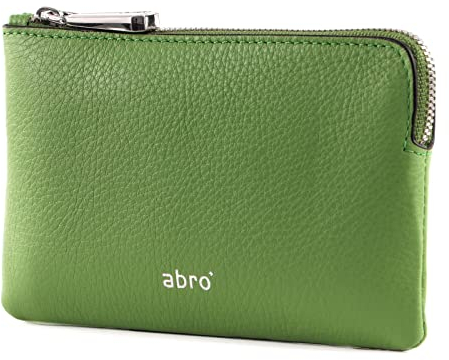 abro Leather Dalia Cosmetic Bag Lime