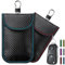 Faraday Lot de 2 Pochettes de Protection Anti-vol pour clés de Voiture avec Blocage du Signal RFID