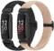 BTTNG 2 Pack Elastic Braided Straps Compatible with Fitbit Inspire 3/ Inspire 2/Inspire/Inspire HR/Ace 3/Ace 2 Women Men Kids, Adjustable Stretchy Wristbands Loop Sports Replacement Band