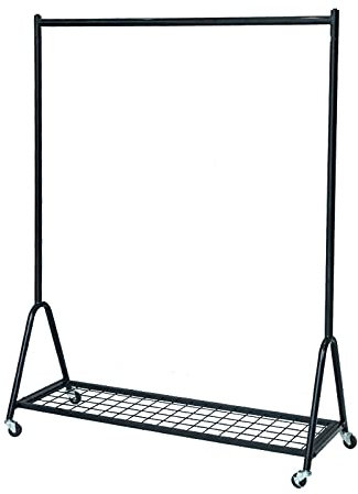 Portant à vêtements sur ruletas, móvil, 28 mm d'épaisseur, moderno, autónomo, avec étagère de rangement