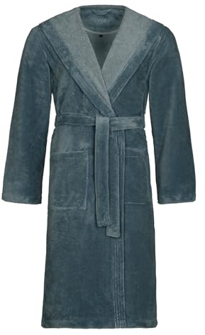 Vossen Damen & Herren Bademantel Lynn cadet blue XL