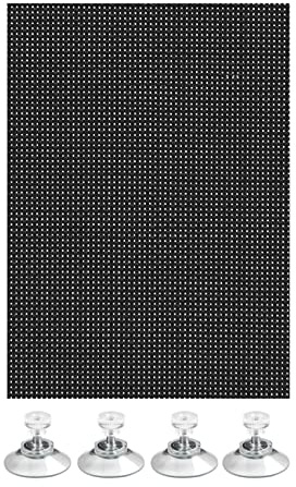 GARDINIA Sonnenschutz für Fenster (auch Dachfenster), Flexibler Sonnenschutz Auto, Lichtdurchlässig, Inkl. 4 Saugnäpfen, 100 x 200 cm, Schwarz