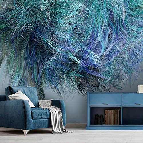 YXTSmurals Colorido Texturizado Creativo Art Papel Tapiz Fotográfico, Impermeable Autoadhesiva Impresión 3D Mural De Papel Pintado Fotomural 3D Decoración De Papel Tapiz Fondo De Pared De Tv