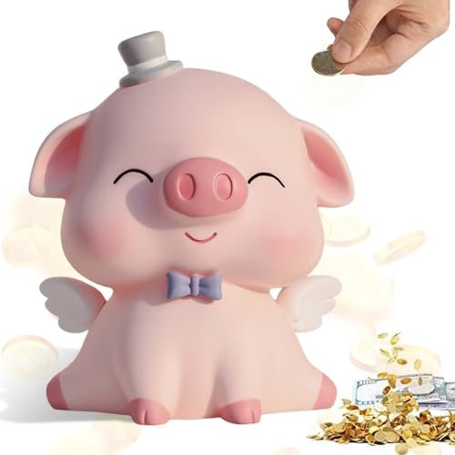 Salvadanaio Kawaii plastica Piggy Bank Banca moneta portafortuna in plastica per ragazze