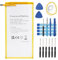 Fuworance 4800mAh 3.8V HB3080G1EBC Battery Compatible with Huawei EE Eagle 4G LTE/Honor S8-701u S8-701W/Mediapad M1 8.0/MediaPad T1 9.6 S8-301L Tablet PC Lithium-Ion Battery High Capacity+Tool Kit